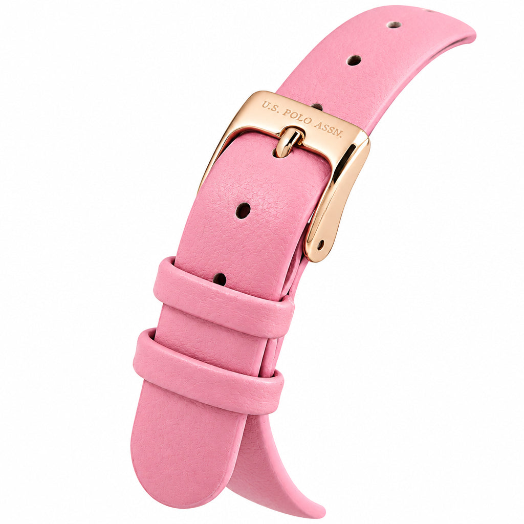 U.S. Polo Assn Watch - Pink Floral Print